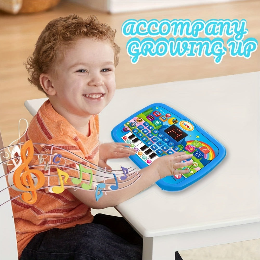 Educational Learning Machine for Kids with 2.2" Screen Alphabet Numbers Music Animals Piano Keys | Interactive Toddler Tablet Toy for Boys Girls Ages 2 3 4 5 | Best Birthday Christmas Gift