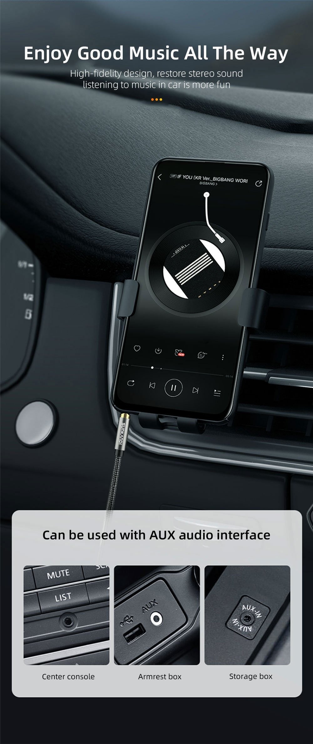 3.5mm TRRS Headphone Extension Cable with Mic Male to Female Stereo Audio Cable for Smartphone PC TV Headphone PS4 Car Audio Speaker Gaming