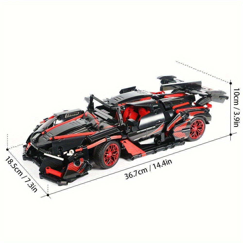 Car Building Blocks Kit 1:14 Scale MY88301, 1391 Pcs Adult Model Car for Display