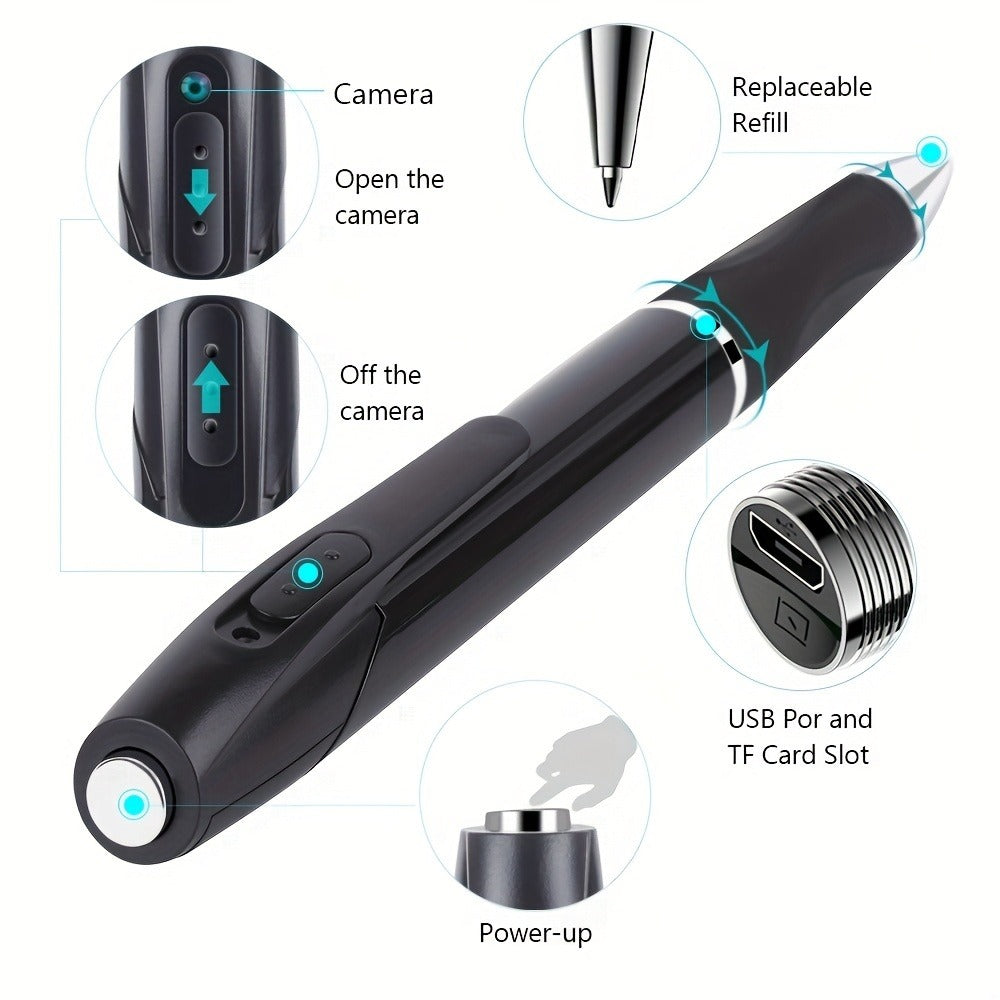 Mini Body Camera 1080P for Lectures, Meetings & Office – Portable FHD Wearable Security Cam, Indoor Outdoor Recording, Optional 32GB/64GB SD Card, Compact Clip-On Design for Students & Professionals