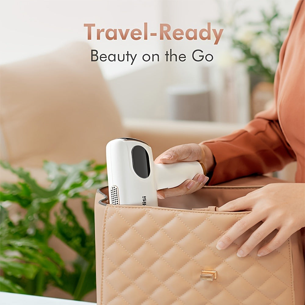 IPL Hair Removal Device 9-Mode Auto Flash for Women & Men – Painless Permanent At-Home Laser Hair Remover for Face Legs Underarms Bikini Line Arms Back Chest Full Body