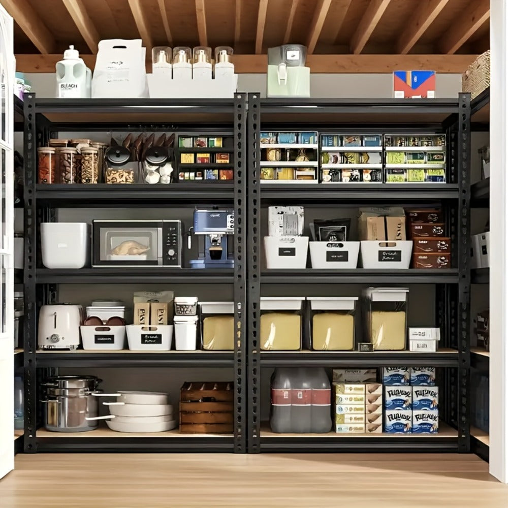 Heavy Duty Metal Shelving Unit 72 Inch – 400 lbs Per Shelf Adjustable Steel Storage Rack for Garage, Warehouse, Home & Office, Industrial Style Utility Shelf, Easy Assembly