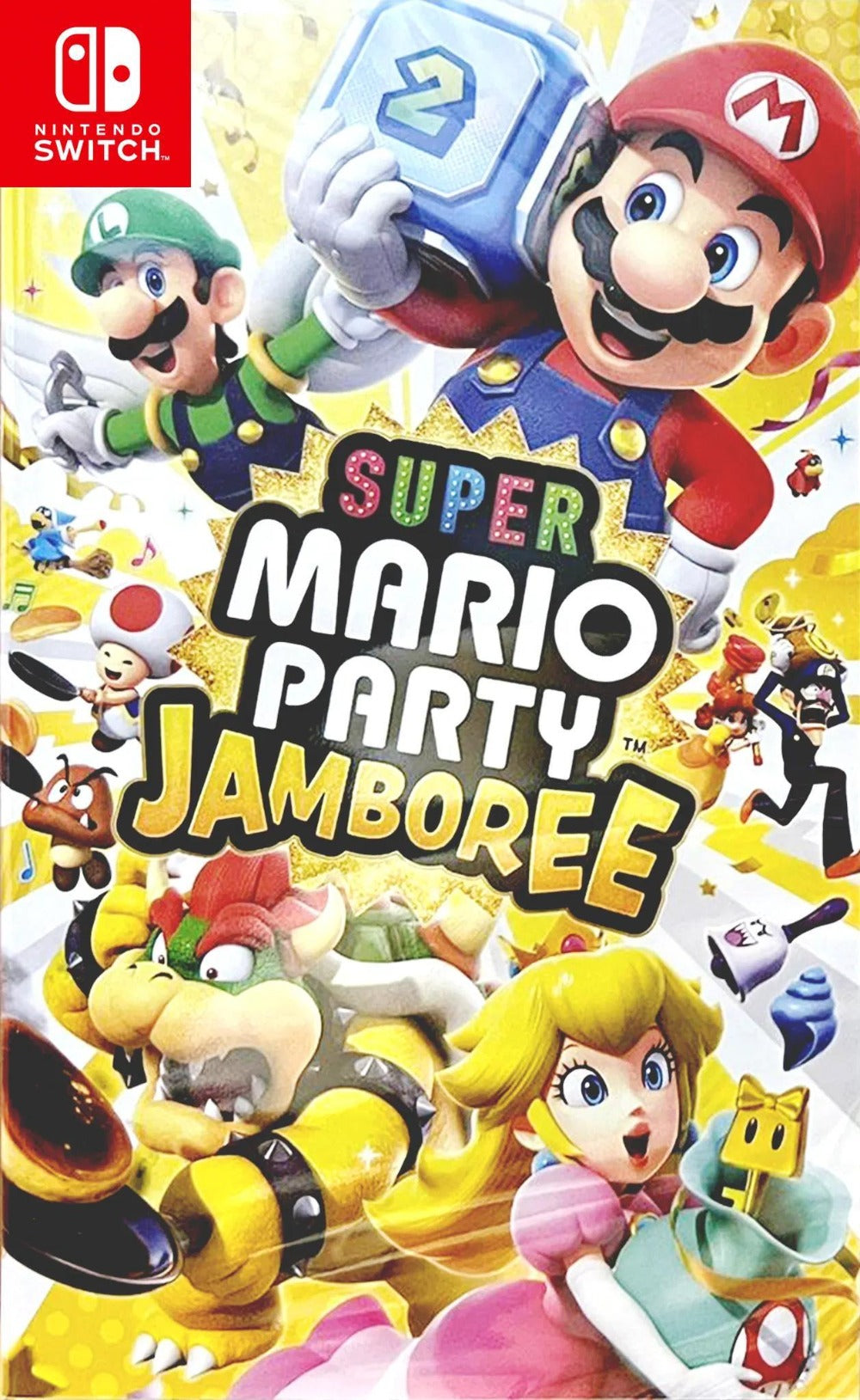 Super Mario Party Jamboree Nintendo Switch – 110+ Minigames, 7 Boards & 20-Player Online Koopathlon, English US Version, Multiplayer Party Game for Kids & Family