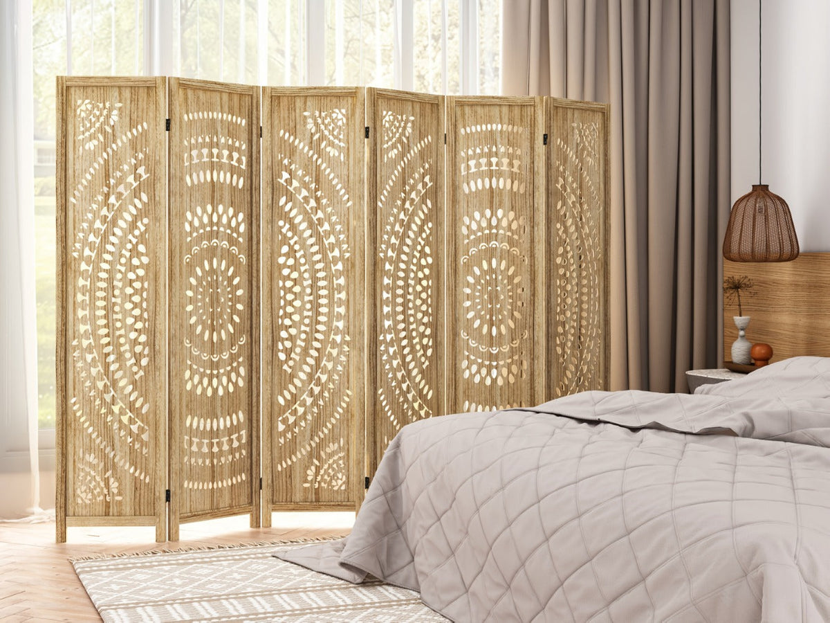 94.5-Inch Tall Room Divider with Added Privacy for Privacy and Space Definition