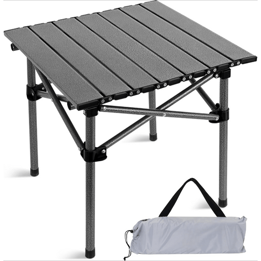 Collapsible Camping Table with Carry Bag and Flat Top, L and XL Options