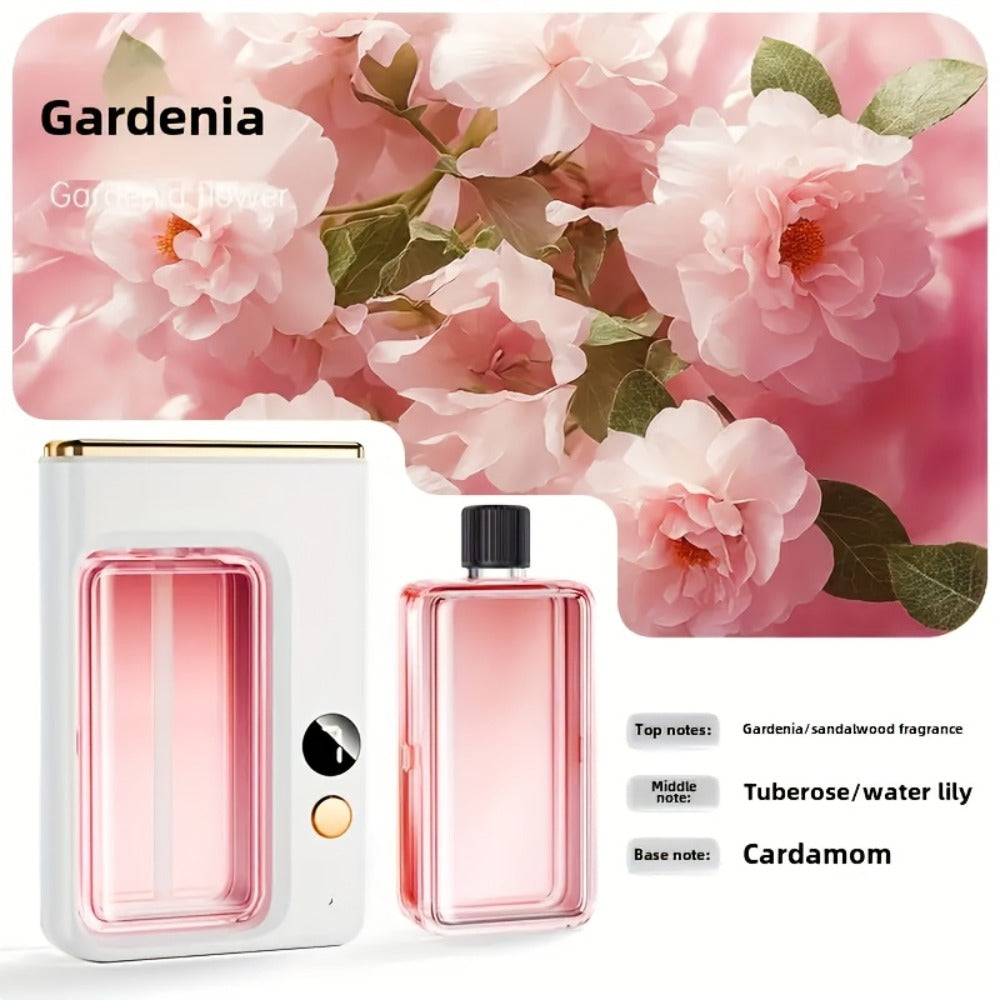 Ultrasonic Essential Oil Diffuser & Humidifier with Auto Shut-Off, Quiet Aromatherapy for Home Bedroom Office – Choose Hilton Gardenia Ocean Shangri-La Encounter Scent Bundle