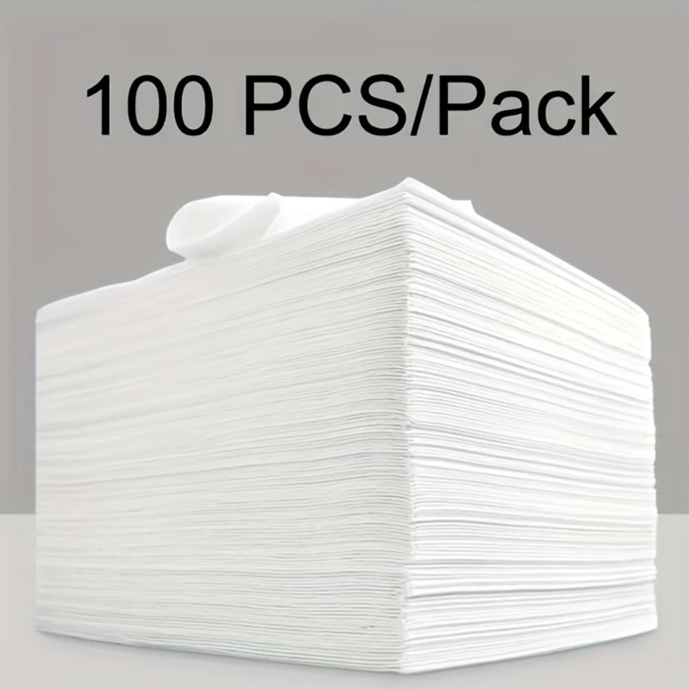 Disposable Bed Sheets 100 Pack Non-Woven Massage Table Cover Single Use Stain Resistant Spa Sheets for Massage Therapists Estheticians Salons Hotels Tattoo Artists White Pink
