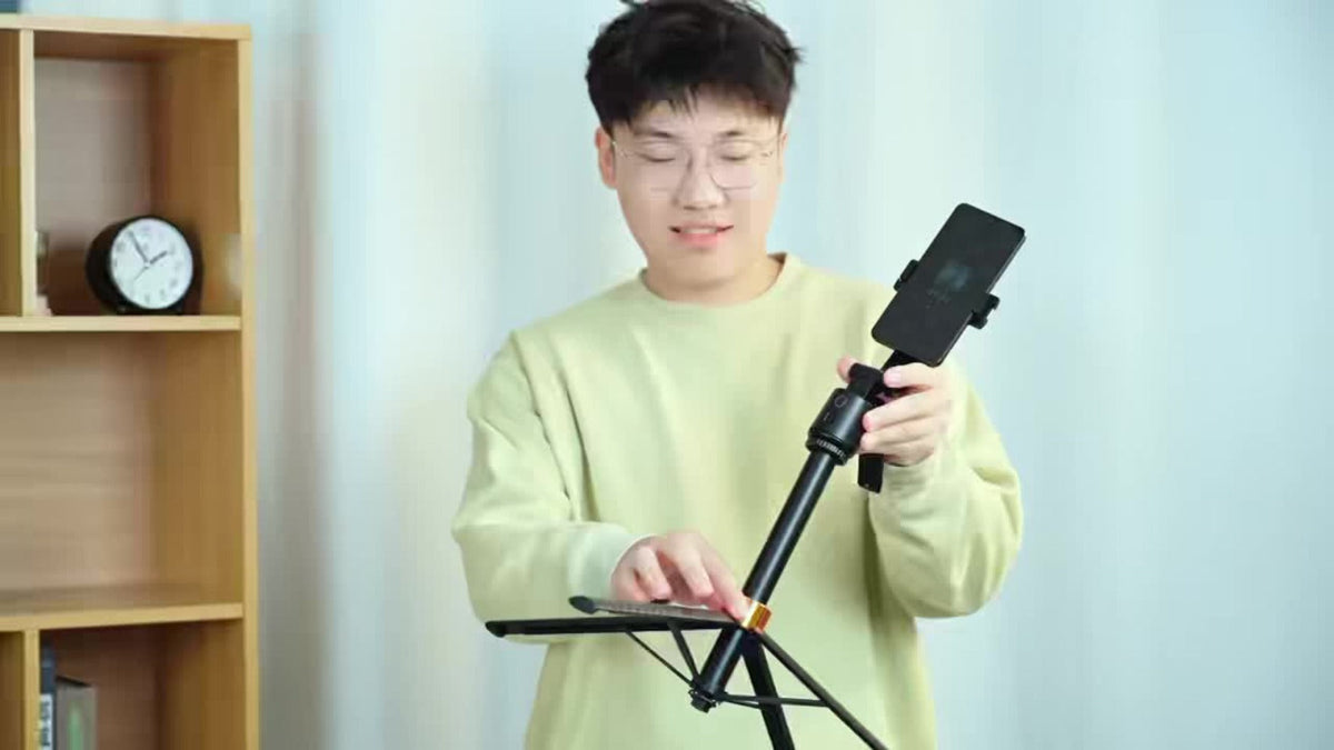 71 Inch AI Face Tracking Selfie Stick Tripod with Built-In Fill Lights & Wireless Remote – 360° Auto Rotating 2-in-1 Extendable Stand for iPhone Android, TikTok YouTube Live Streaming Fitness Vlogging