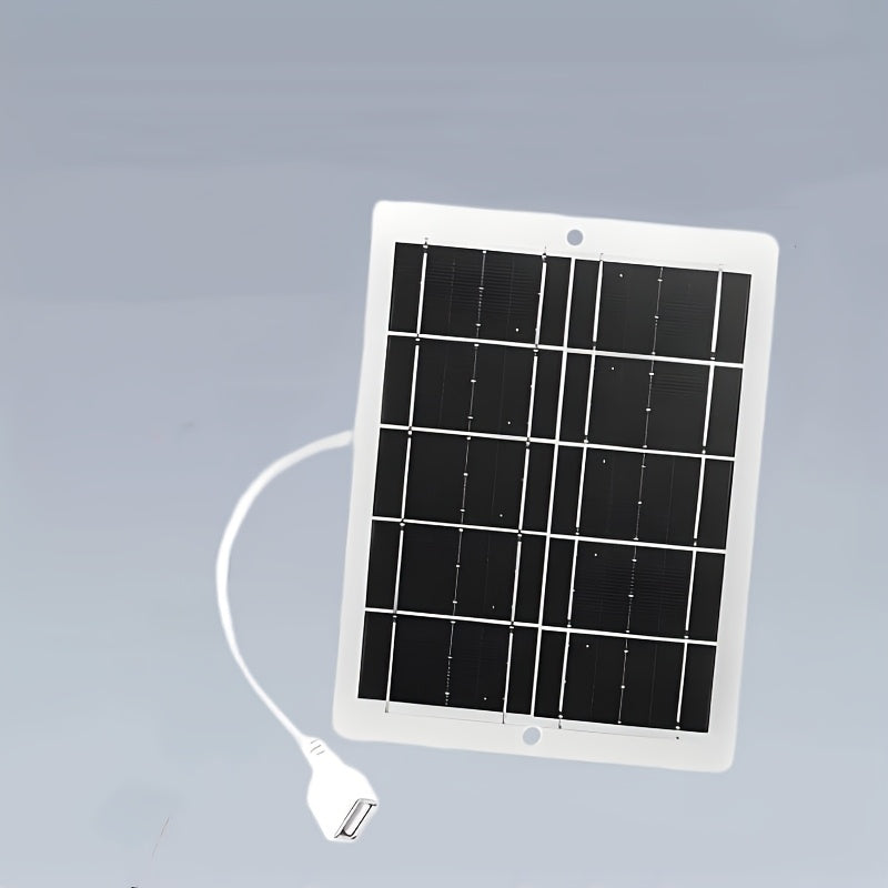 Outdoor Solar Phone Charger 5V USB 2.5A – Portable Solar Charging Panel for Camping Hiking Backpacking | Charges Phones Power Banks Flashlights Fans | Lightweight Compact Emergency Home Backup Solar Power