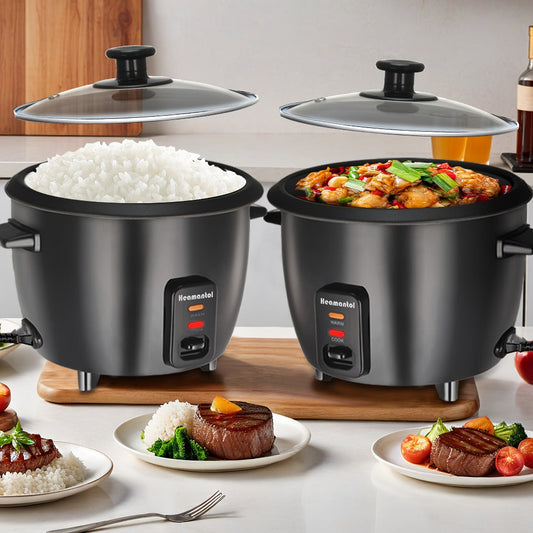 Rice Cooker & Yogurt Maker, 3-Cup Uncooked Capacity with One-Touch Control, Black