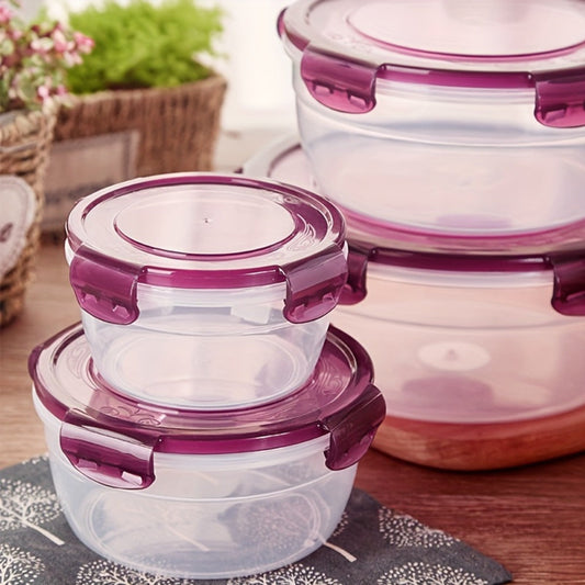 Refrigerator Storage Containers with Airtight Lids, Stackable Color Options