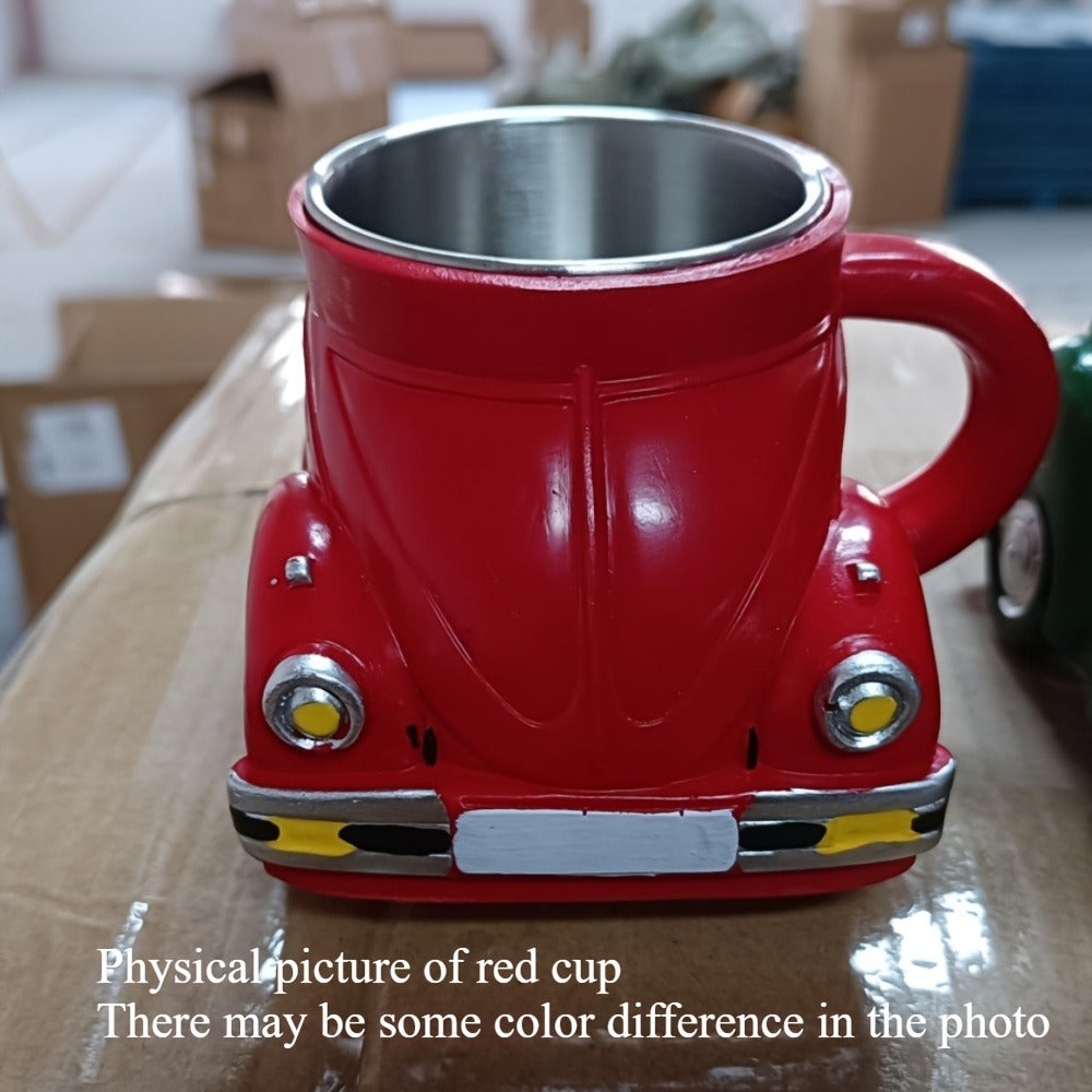 Sports Car Shape Coffee Mug – Fun Novelty Car Shaped Drinking Cup Large Capacity – Unique Tea Cup for Office & Home Decor – Cool Birthday & Christmas Gift for Car Lovers – 6 Colors