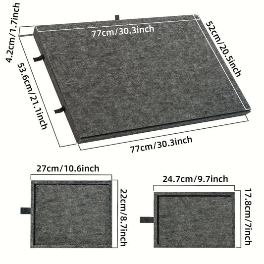 Felt Jigsaw Puzzle Board with 6 Drawers, Adjustable Tilt, Protective Cover & Carry Handle