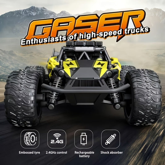 High-Speed RC Off-Road Car, 30 KM/H, 2.4GHz 4WD Alloy