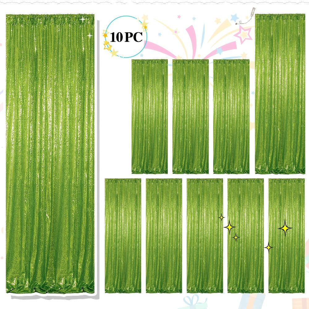 Sequin Backdrop Curtains 2FTx8FT Glitter Photography Background Panels for Party Wedding Birthday Stage Decoration Gold Yellow Shimmer Curtain Set 4 6 10 Panels Available