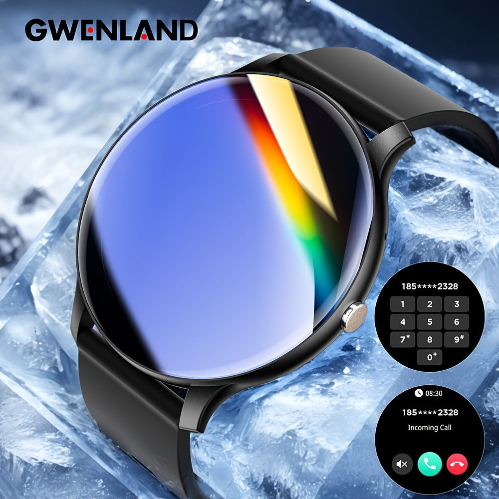 IP68 Waterproof Smartwatch 1.46" HD – 100+ Sport Modes, Wireless Calling, Music Control, Remote Camera, Sedentary Reminder – Unisex Fitness Tracker Black Silver Blue Pink