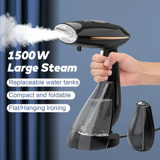 Handheld Garment Steamer 1500W with Continuous Steam for Clothing Care
