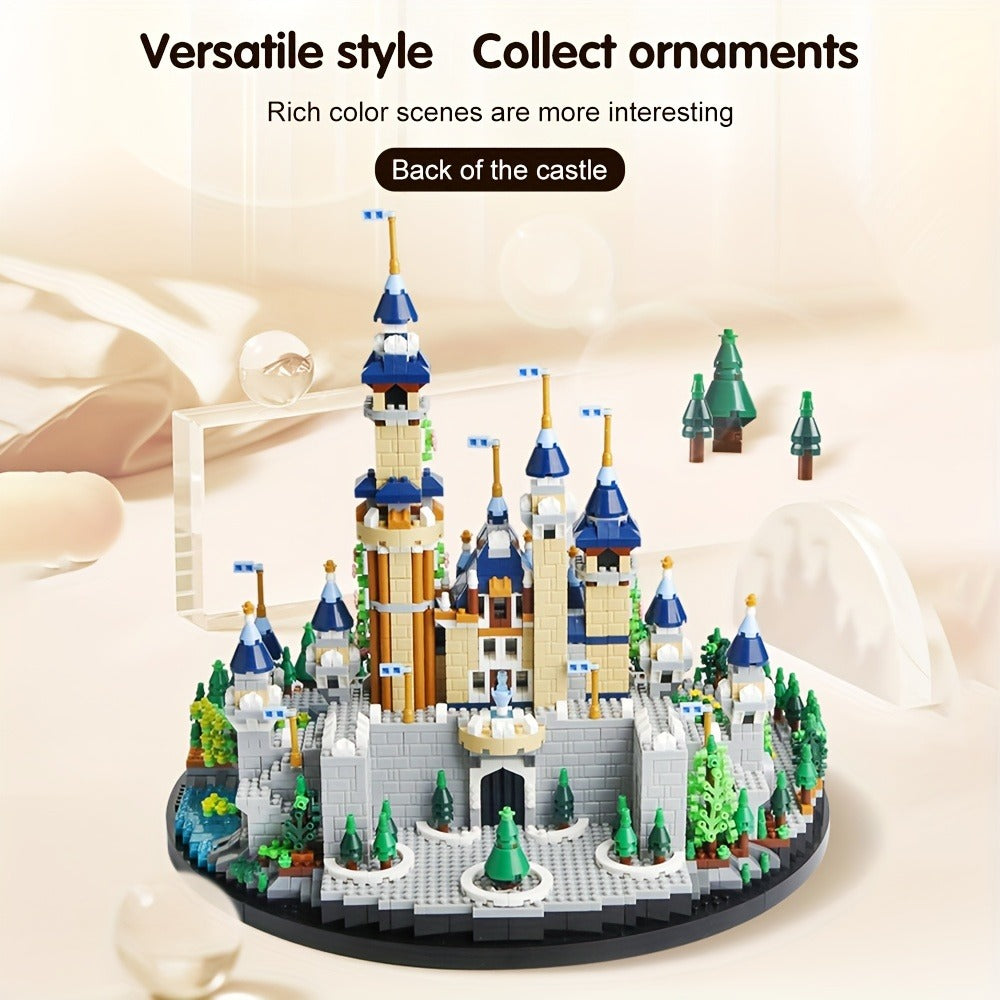 Princess Castle Building Blocks 3600 Pcs, Fairytale Palace Micro Brick Kit for Ages 8+
