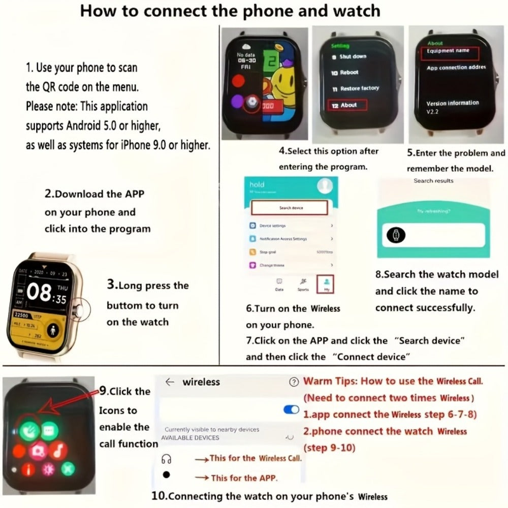 Unisex GPS Smartwatch 1.83" Full Touch – Wireless Calling, Music Playback, Remote Camera Control, Multi-Sport Fitness Tracker, Message Alerts, Pink Silver Gold – Android & iPhone Gift Watch