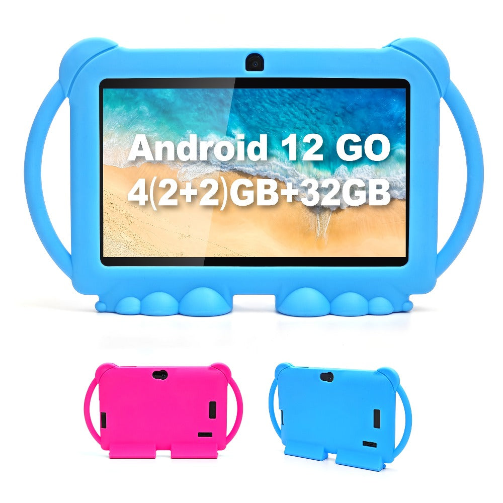 7-Inch Kids Tablet with Android 12, 32GB Storage, Parental Controls and Dual Cameras