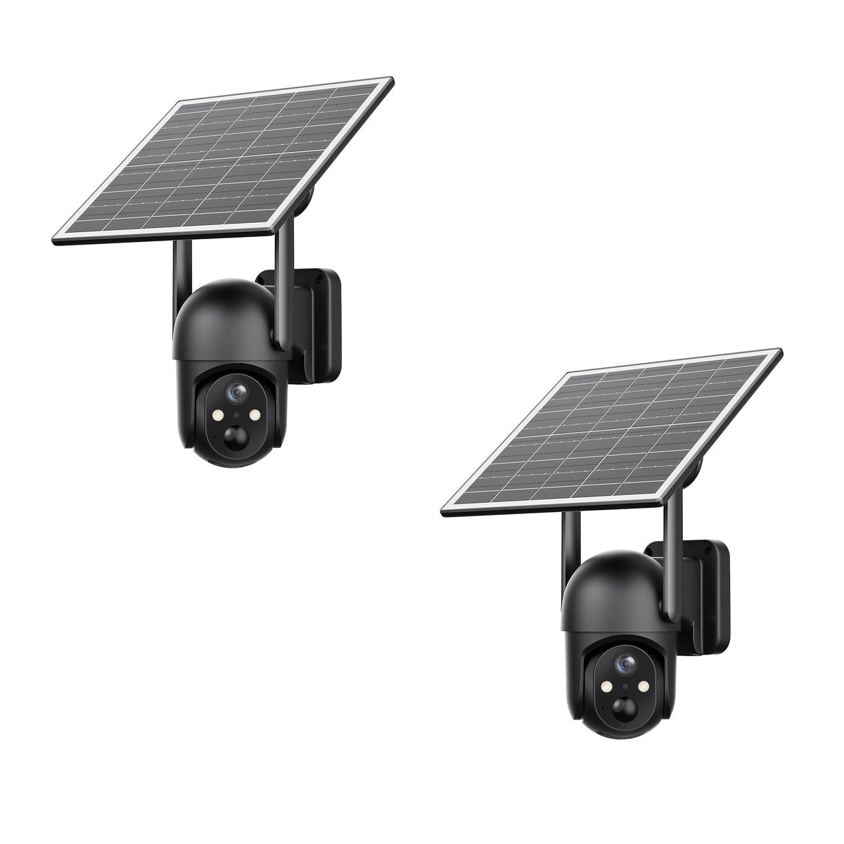 4G LTE Solar Trail Camera No WiFi Needed, Outdoor Security Camera 4K Night Vision, 360° Pan Tilt Live View, Two-Way Audio, Waterproof – Hunting Farm Ranch Wildlife Monitoring