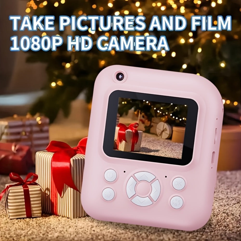 Kids Instant Print Camera with MP3 Player, Games, 10x Zoom and 2.4-Inch Screen