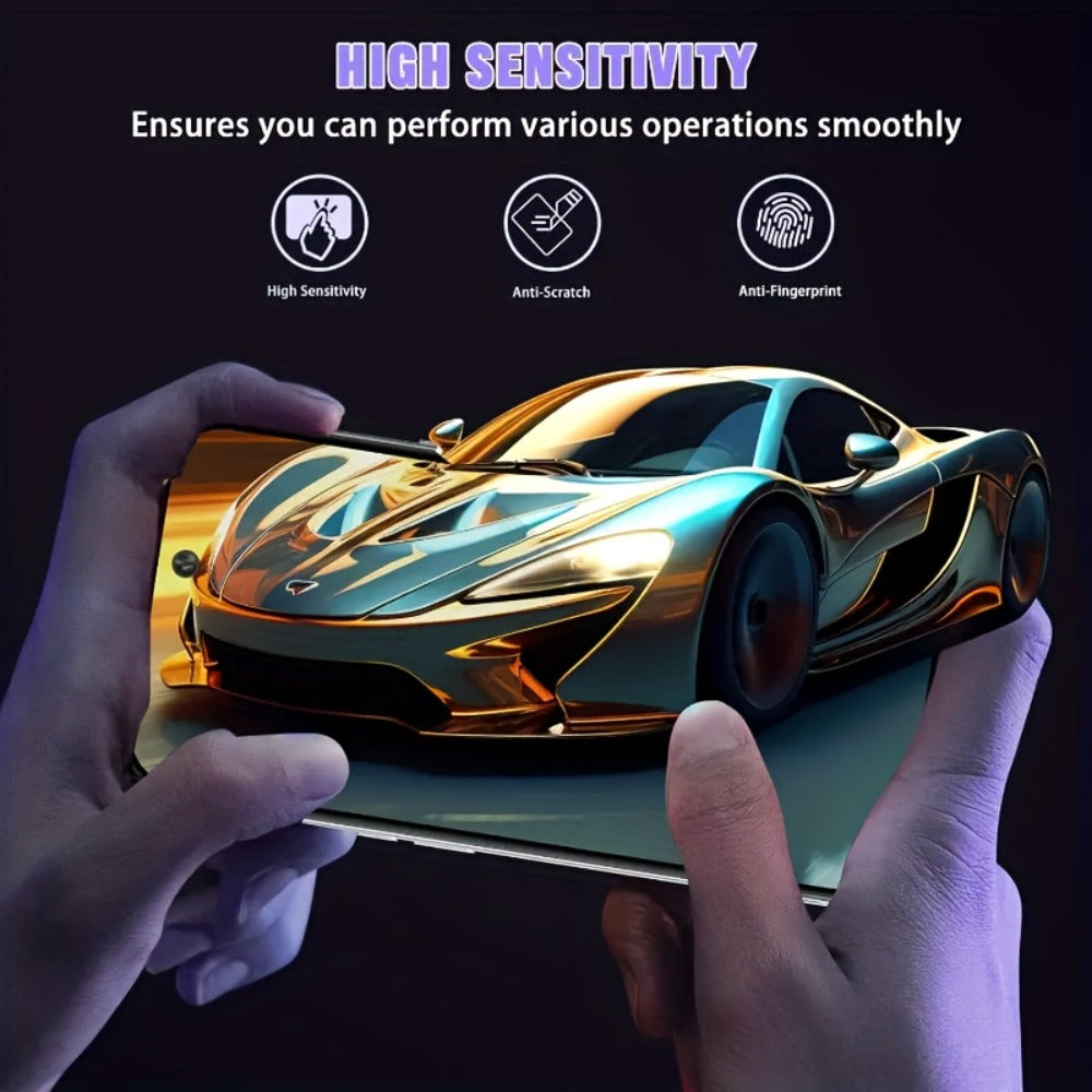 Anti-Spy Tempered Glass Screen Protector for iPhone – 9H Full Coverage Privacy Film, HD Blackout, Fingerprint Resistant, Face ID Compatible, iPhone X XS XR 11 12 13 14 15 16 17 Pro Max Plus Air
