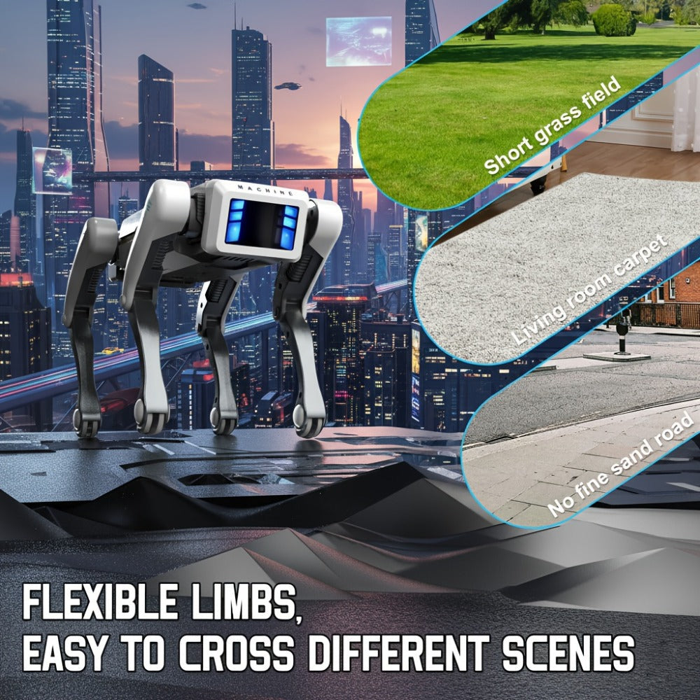 Robot Dog Toy with AI Voice Control & RC Remote – 2.4GHz 99Ft Range | App Programming | Dancing & Storytelling | Smart STEM Gift for Kids Boys Girls | Birthday Christmas Holiday Gift