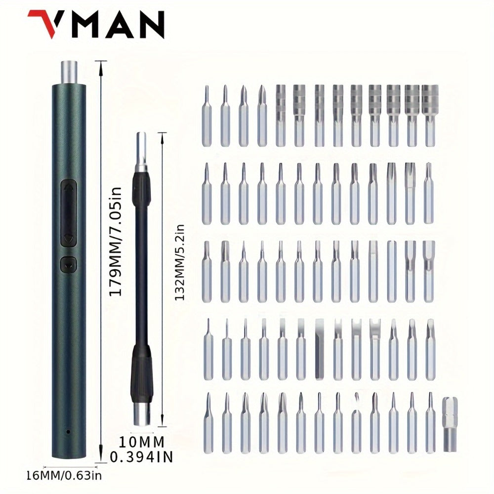 142-in-1 Electric Precision Screwdriver Tool Kit, Rechargeable Cordless Electric Screwdriver with 120 Bits & 22 Repair Tools, for iPhone MacBook PC Tablet PS4 Xbox Nintendo DIY Electronics Repair