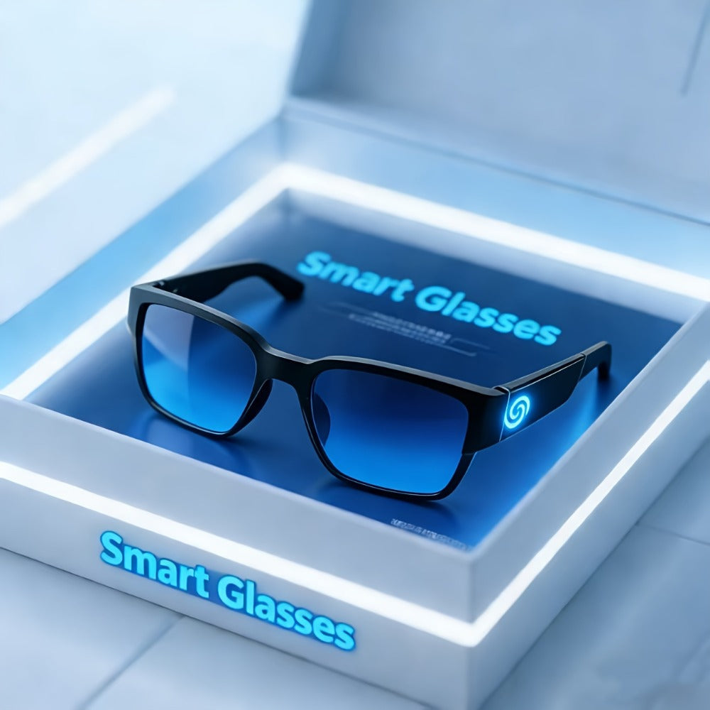 Photochromic Smart Sunglasses AI Real-Time Translation - Bluetooth Music & Calling, Conference Simultaneous Interpreter, Video Recording, Color-Changing Lenses, Advanced & Standard Styles 2026