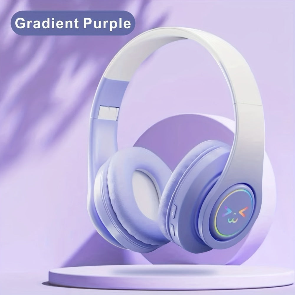 ANC Wireless Headphones Bluetooth 5.3 Foldable Lightweight Over-Ear with Mic – Powerful Bass Stereo for Home Office Travel – Christmas Birthday Gift