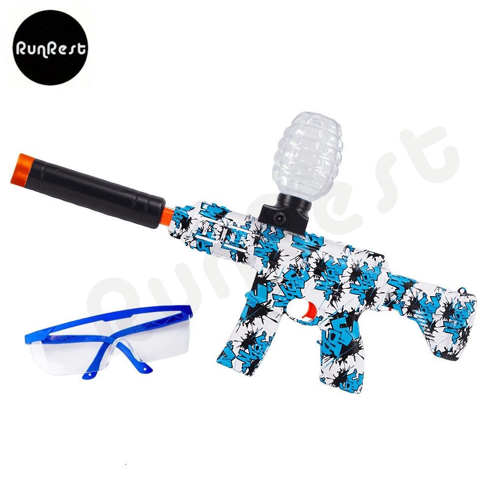 Electric Fully Automatic Shooting Toy Gun with Long Battery Life – Rechargeable Indoor Outdoor Team Collaboration Game Toy for Kids Boys Teens, Halloween Christmas Birthday Party Gift