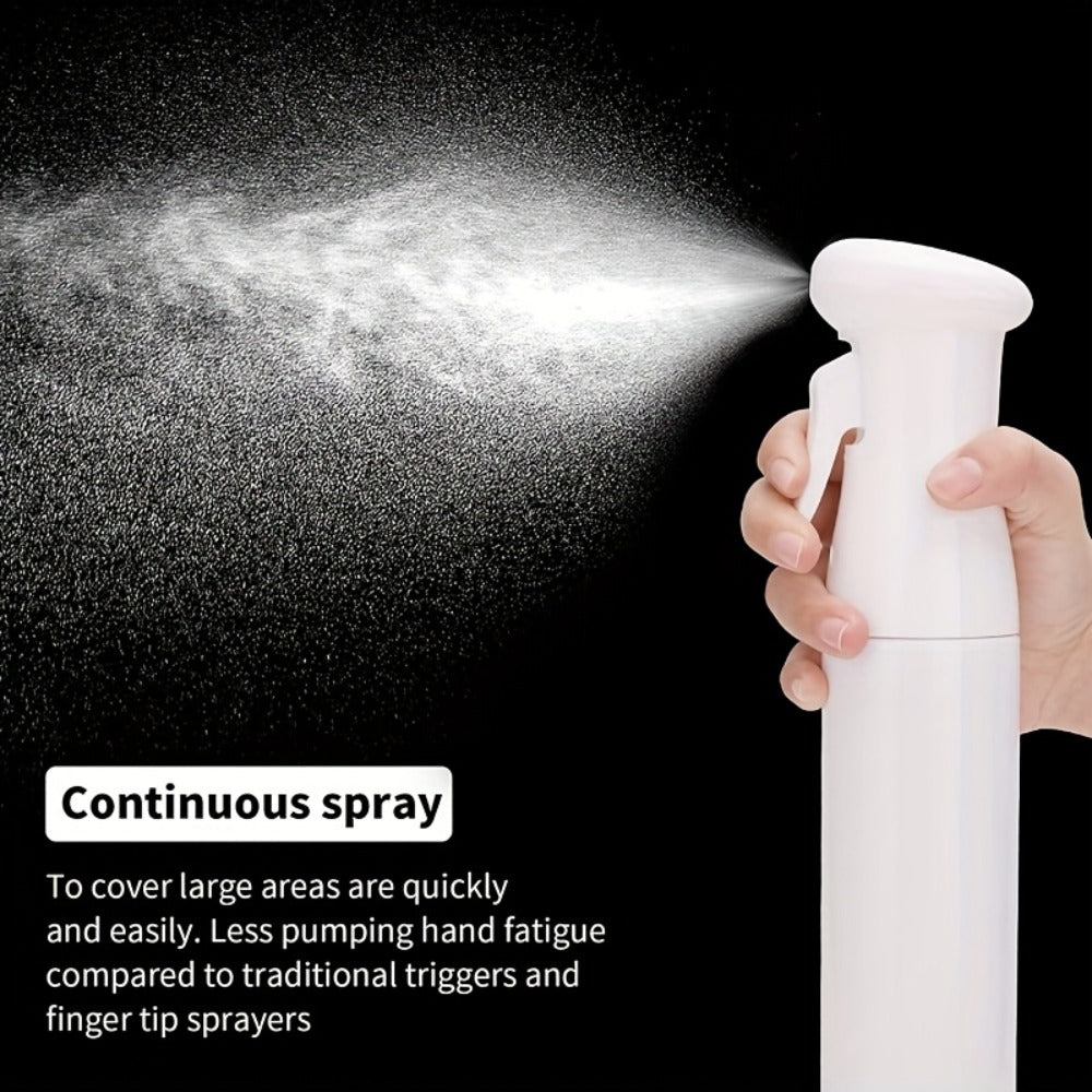 Fine Mist Spray Bottle 300ml Frosted Anti-Slip BPA Free Barber Hair Spray Water Bottle for Curly Hair Styling Salon Skincare Plant Misting Gardening Gradient Color Professional Spray Bottle