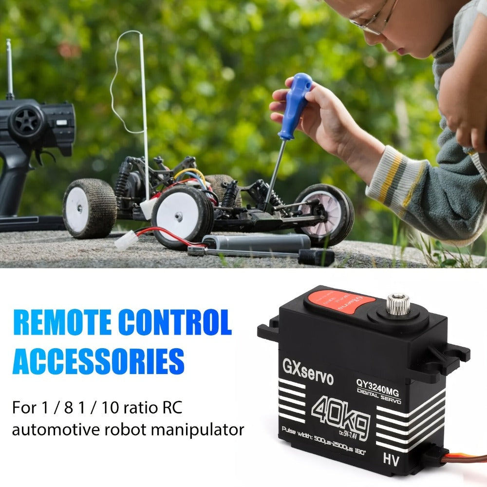 88.18 lb High-Torque Digital Servo with 180° Metal Gear