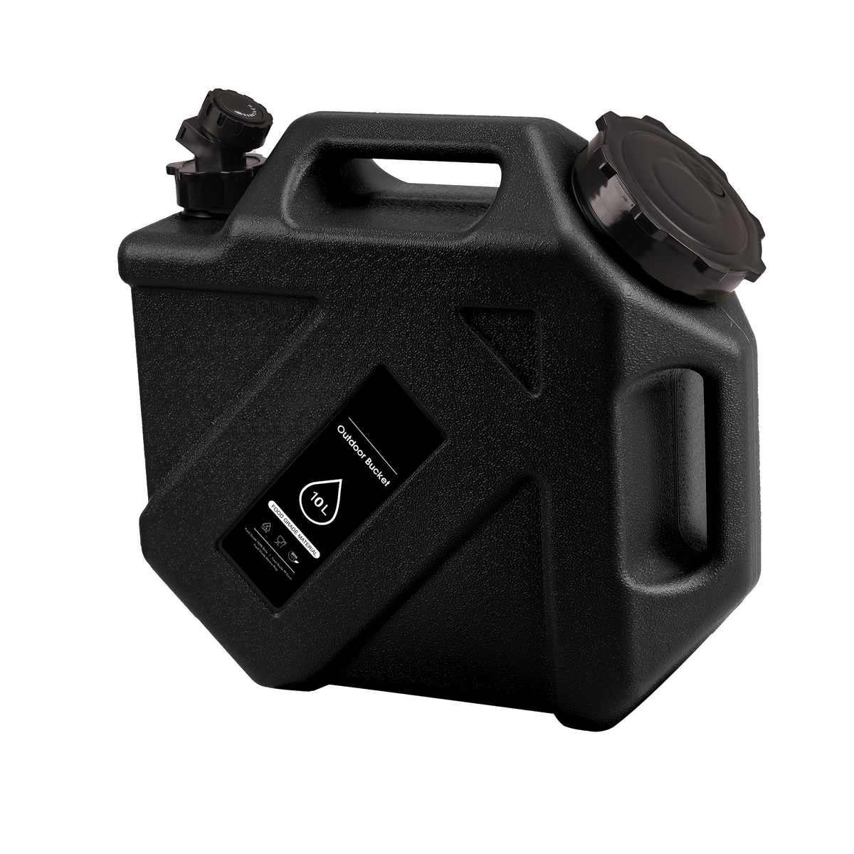 Water Storage Container with Spigot 2 Handles BPA Free PVC Collapsible Water Jug for Camping Outdoor RV Hiking Emergency Survival Portable Water Tank 3.2Gal 5Gal 2.6Gal Multi-Color Options
