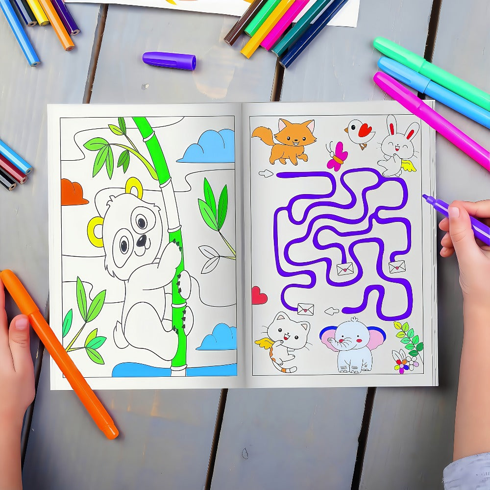 Bulk Coloring Books for Kids 24 Pack – Party Favors Goodie Bag Stuffers Ages 3+ | Animals, Mermaid & Dinosaur Designs | Birthday Halloween Christmas Classroom Activity Books
