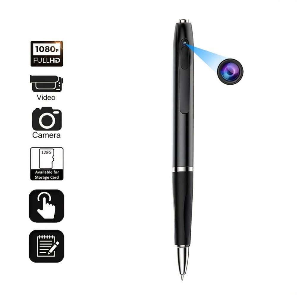 32GB Voice Activated Recorder with MP3 Player & 1080P Body Camera - Digital Recording Pen, Mini Belt Clip Design, Indoor Outdoor Surveillance, Conference Business Lecture Classroom