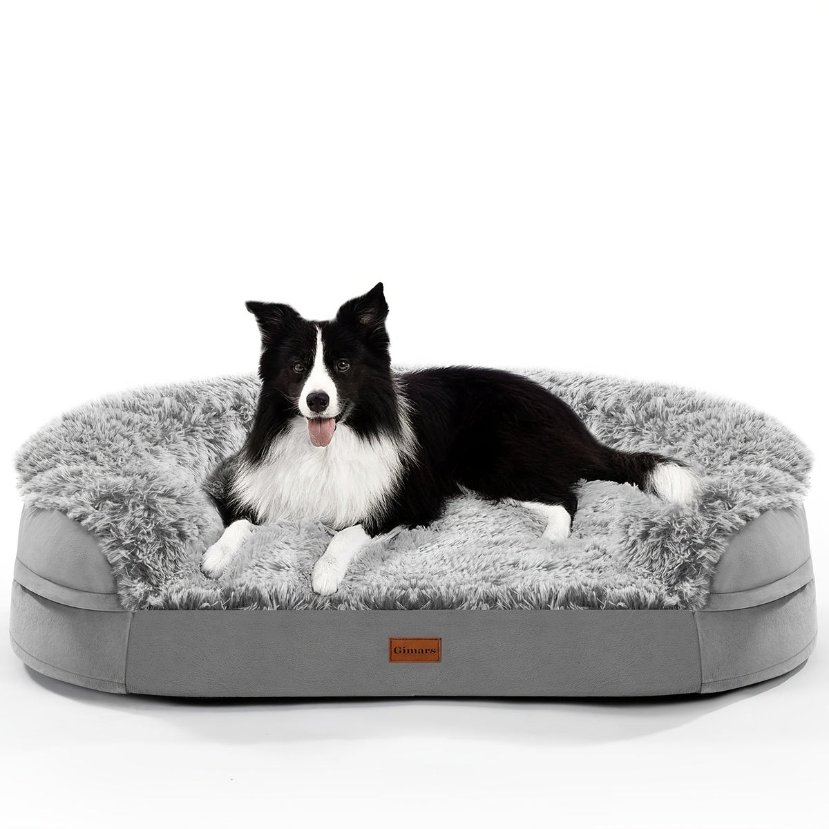 Orthopedic Dog Bed Egg Foam Ultra Soft Washable Cover for Large Medium Small Dogs Aging Pets Rectangle Semicircle Anti-Slip Joint Relief Pet Bed