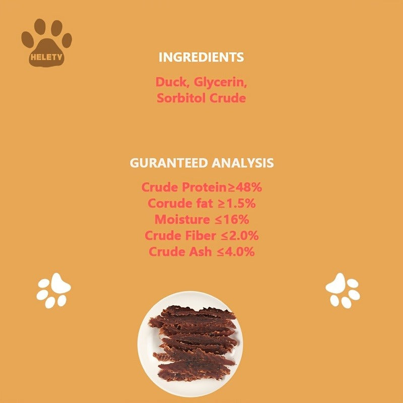 Duck Jerky Dog Treats Bundle High Protein Chews Grain Rawhide Free Daily Snacks for Small Medium Large Breeds Duck Lovers Dried Meat Bites Duo