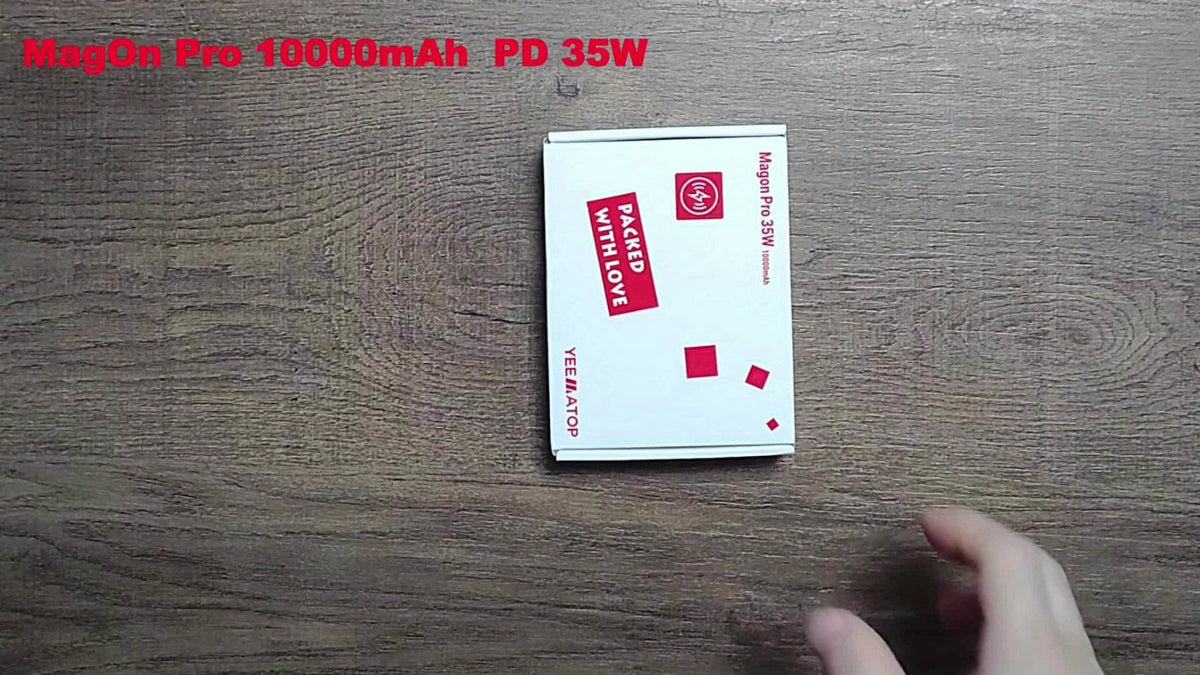 35W USB-C PD Magnetic Power Bank 10000mAh MagSafe Compatible, 30W QC 3.0 Wireless Fast Charging Portable Charger with PPS Support for iPhone 17 16 15 14 13 12 Android Samsung Galaxy