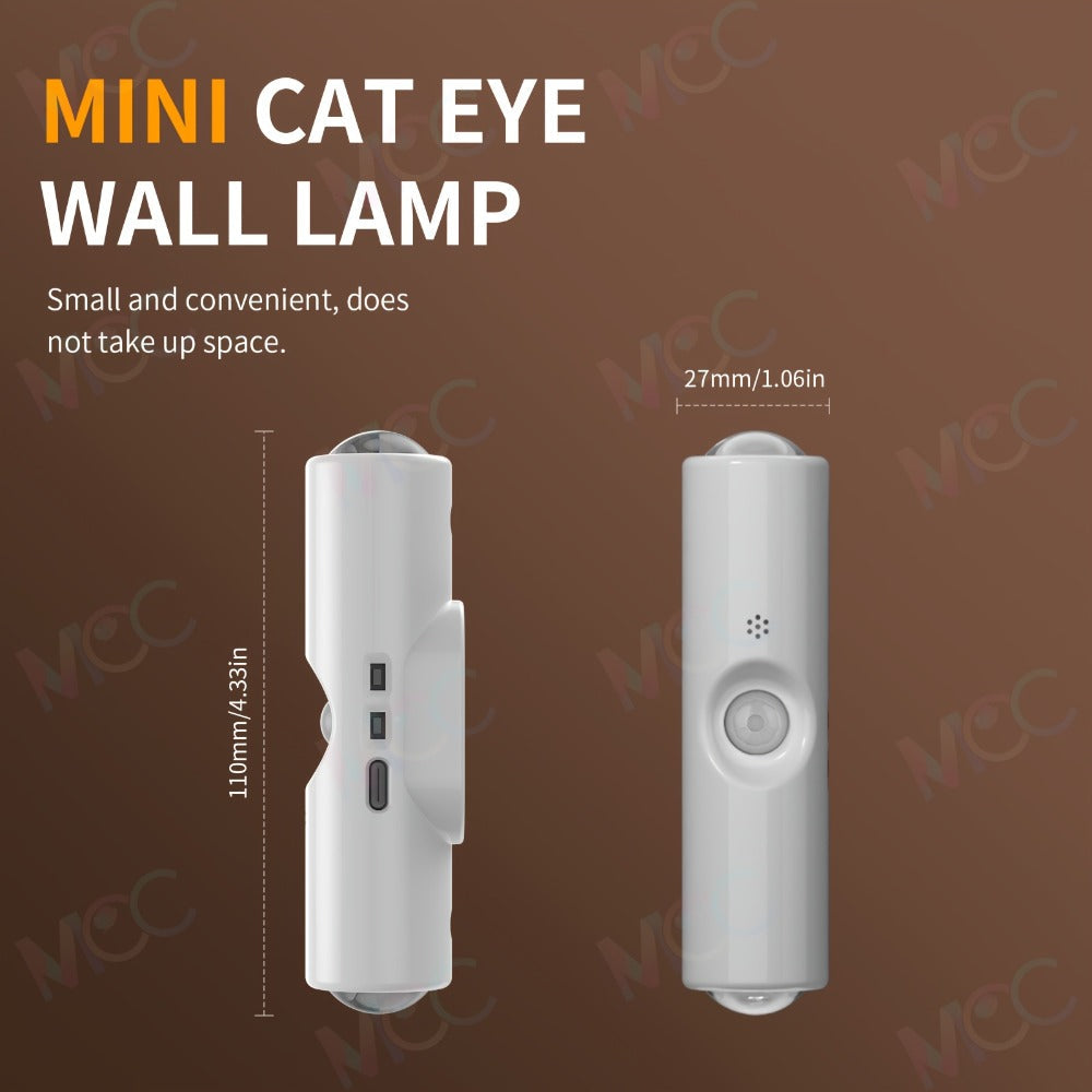 LED Magnetic Night Light Dual Voice & Motion Sensor – 9 Colors Dimmable, 665mAh Battery, Drill-Free Magnetic Install for Hallway, Bedside & Storage Room Ambient Lighting