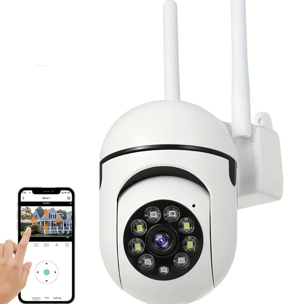 1080P WiFi Security Camera 4 Pack 5GHz - 360° Pan Tilt Zoom, Color Night Vision, Two-Way Audio, AI Motion Detection, Spotlight Alarm, IP54, Cloud & SD Card for Home Indoor Surveillance