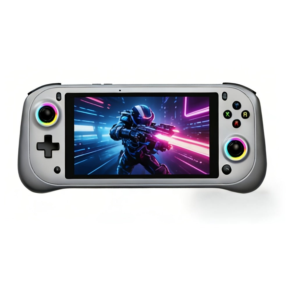 J55 Online Multiplayer Handheld Game Console – 5.5 Inch Large Screen, Open-Source System, 64GB Storage, Ultra-Long Battery Life, Global Online Gaming, High-End Portable Edition, Perfect Holiday Gift