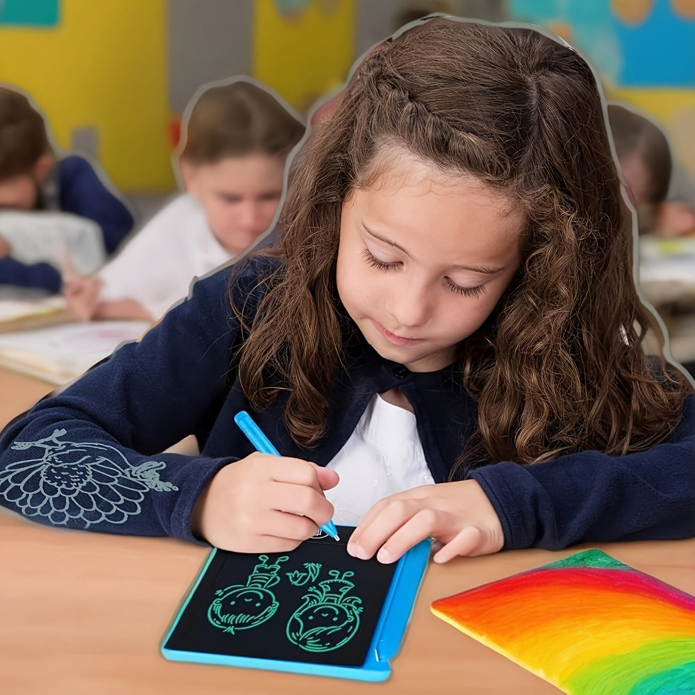 Mini LCD Doodle Board 32 Pack 4.5 Inch – Bulk Erasable Reusable Drawing Pads for Kids | Classroom Party Favor Birthday Valentine Easter Back to School Gift | Colorful Educational Stationery