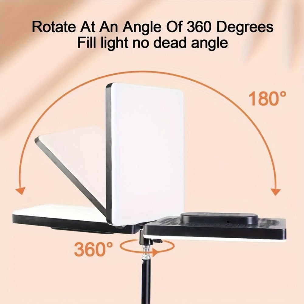 LED Ring Light 10 Inch with Stand Dimmable Fill Light for Vlogging Photography Makeup Selfie Live Streaming Video Conferencing Photo Studio Speedlight