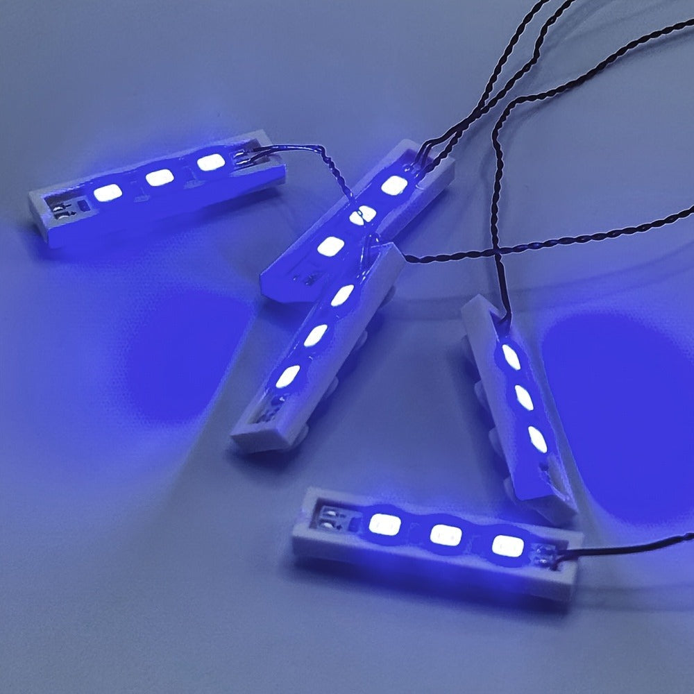 20-Piece 1x4 LED Brick Light Set for Building Block Displays