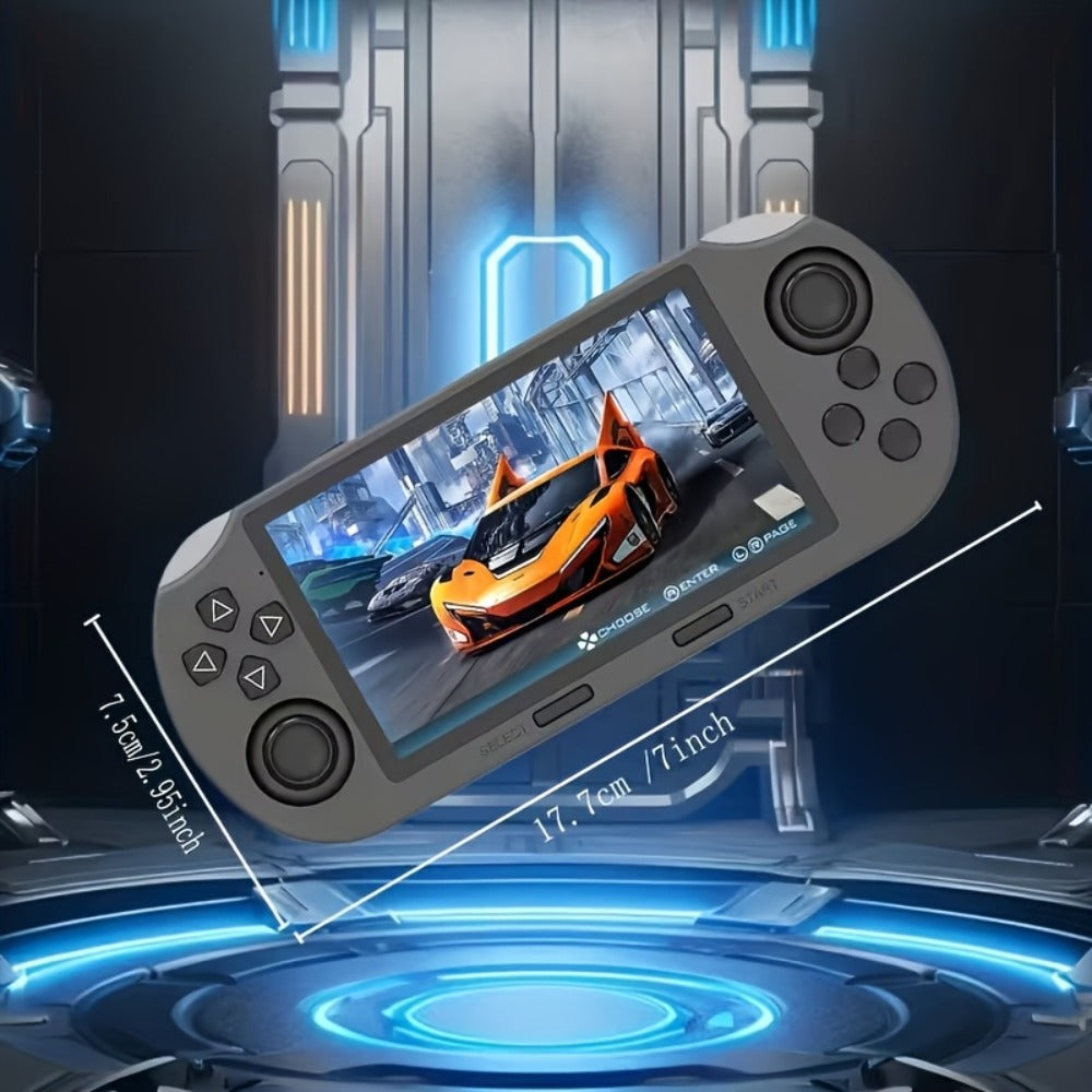 Retro Handheld Game Console Linux System 4.5 Inch HD Screen 64GB Card 3000mAh Battery - Portable Vintage Gaming Device, Perfect Birthday Christmas Halloween Gift for Kids Adults