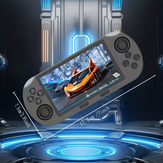 Retro Handheld Game Console Linux System 4.5 Inch HD Screen 64GB Card 3000mAh Battery - Portable Vintage Gaming Device, Perfect Birthday Christmas Halloween Gift for Kids Adults