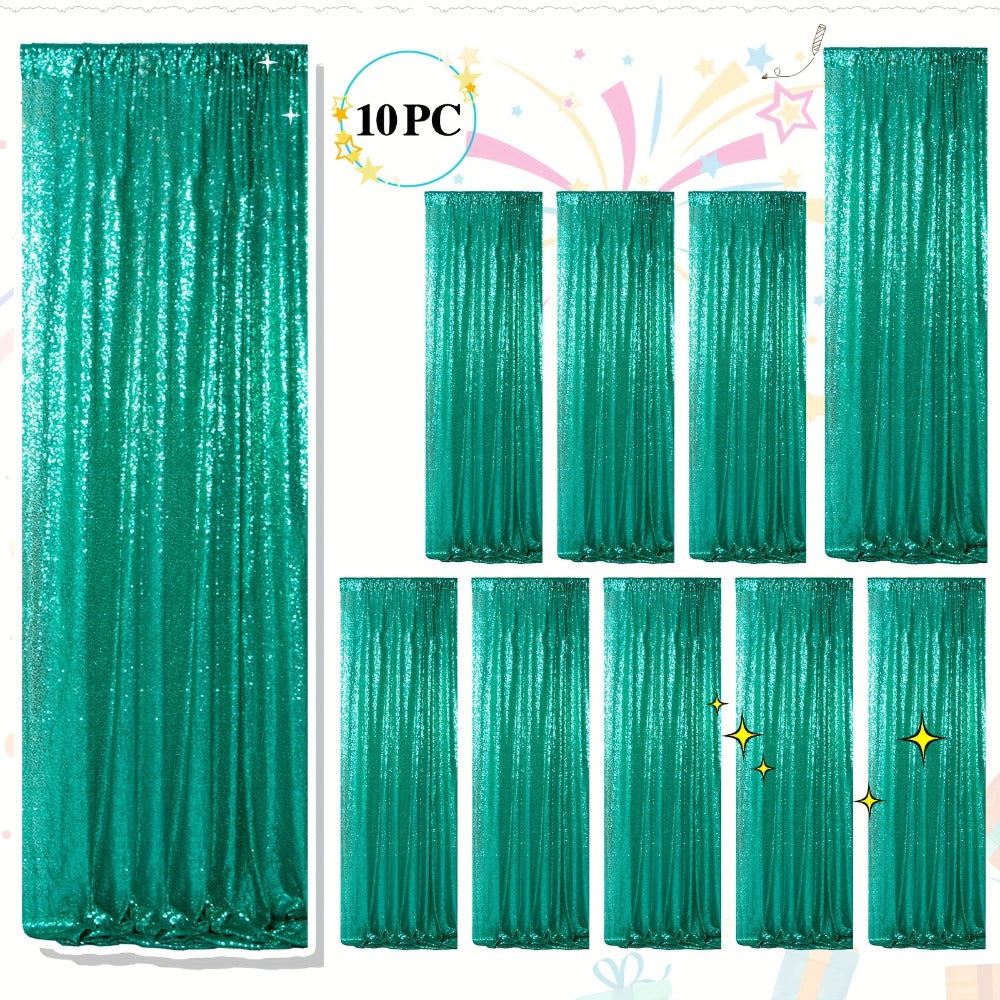 Sequin Backdrop Curtains 2FTx8FT Glitter Photography Background Panels for Party Wedding Birthday Stage Decoration Gold Yellow Shimmer Curtain Set 4 6 10 Panels Available