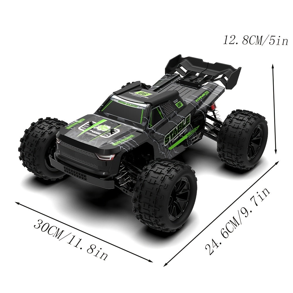 4WD RC Off-Road Car with Brushed or Brushless Dual-Battery Options
